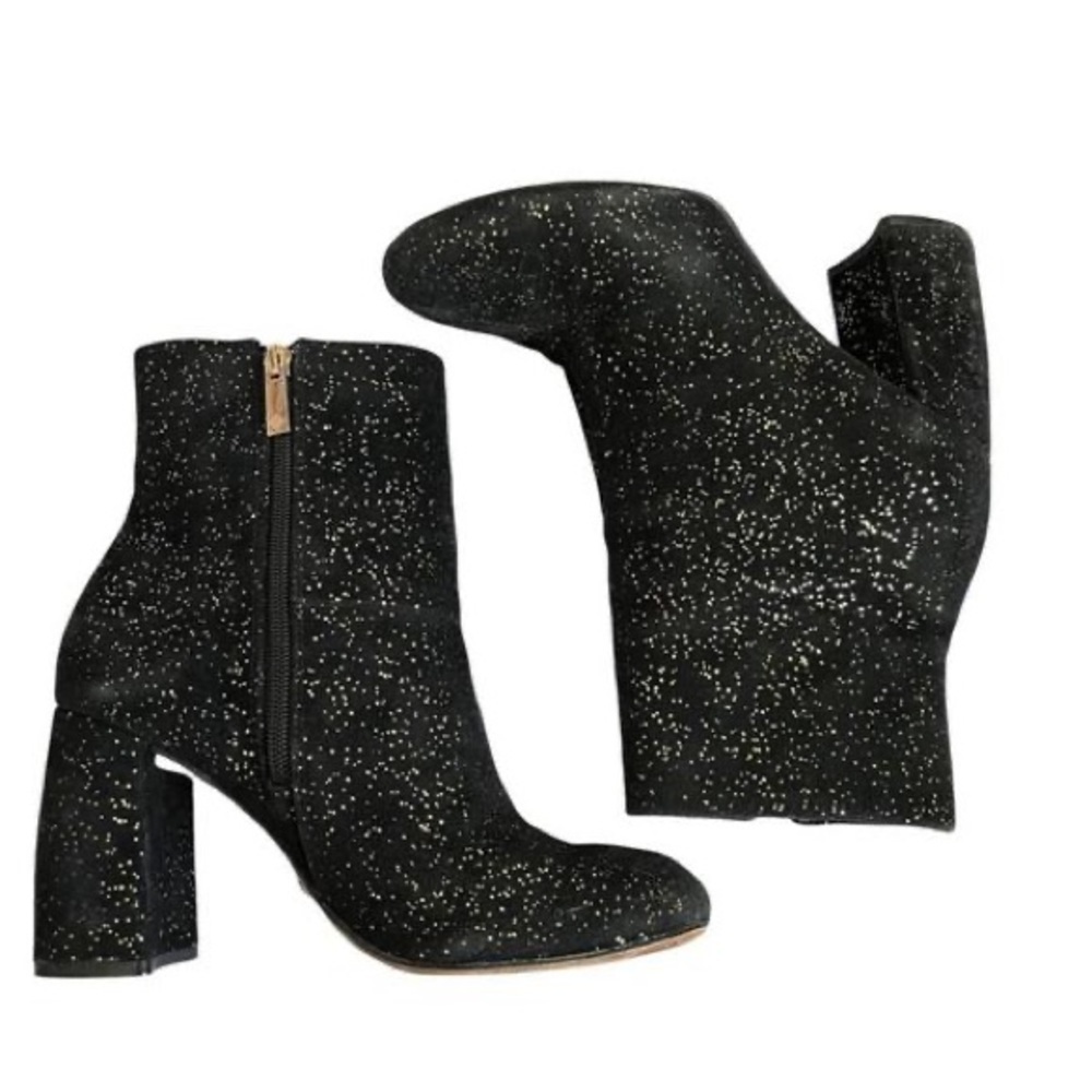 NANETTE LEPORE Lilly Black Sparkle Boots🖤